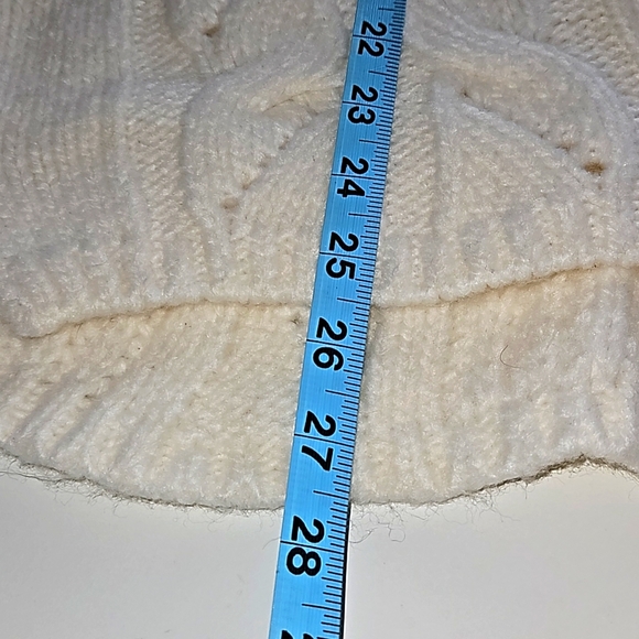 Anthropologie BNWT creme colored fisherman's sweater - Picture 8 of 9